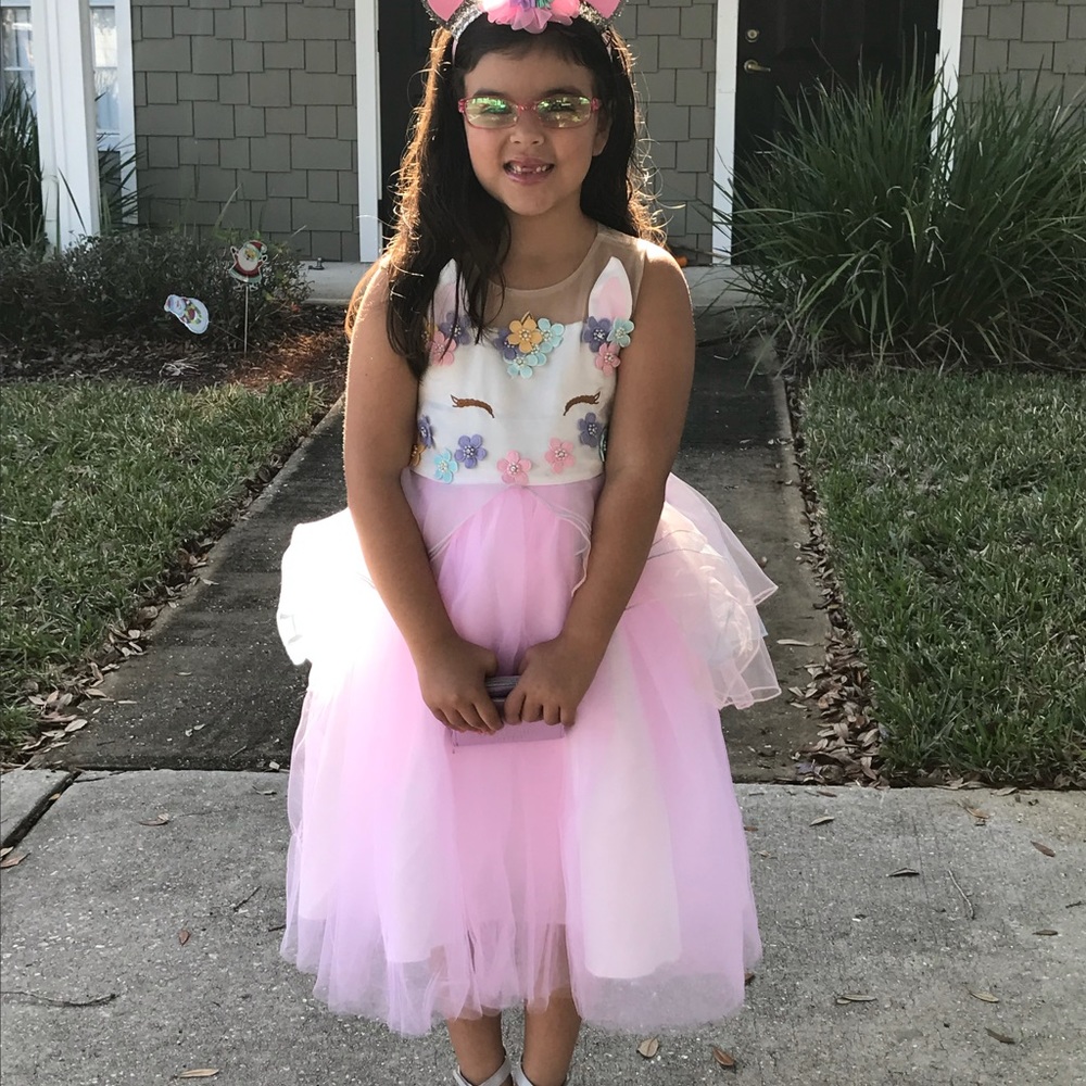 Girls Unicorn Dress